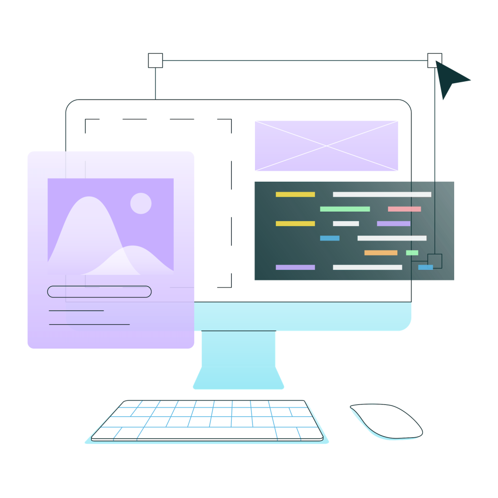 web page layout for web design